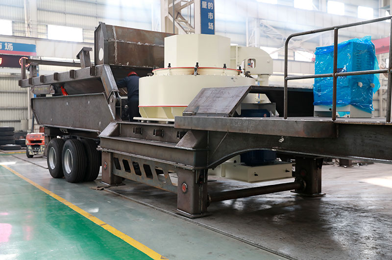 生產中的移動制砂設備 生產中的移動制砂設備