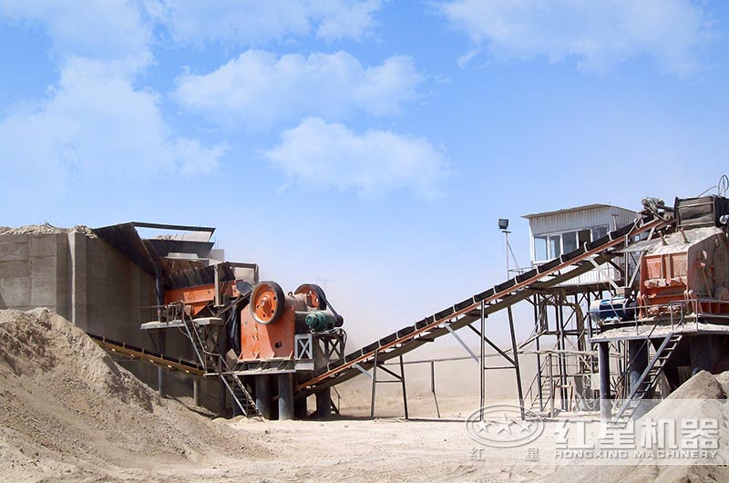 碎石機(jī)加工現(xiàn)場 碎石機(jī)加工現(xiàn)場