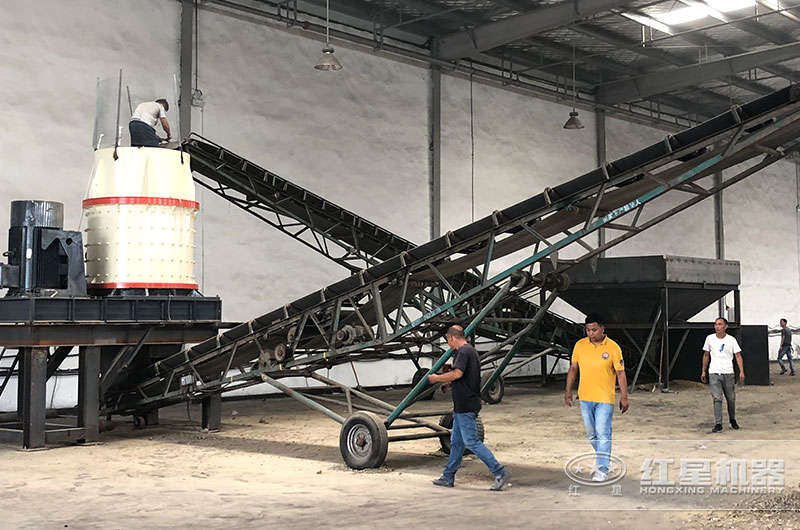 無鐵制砂機現場 無鐵制砂機現場