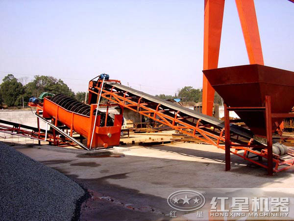 雙螺旋洗砂機_單螺旋洗砂機清洗現場 雙螺旋洗砂機_單螺旋洗砂機清洗現場