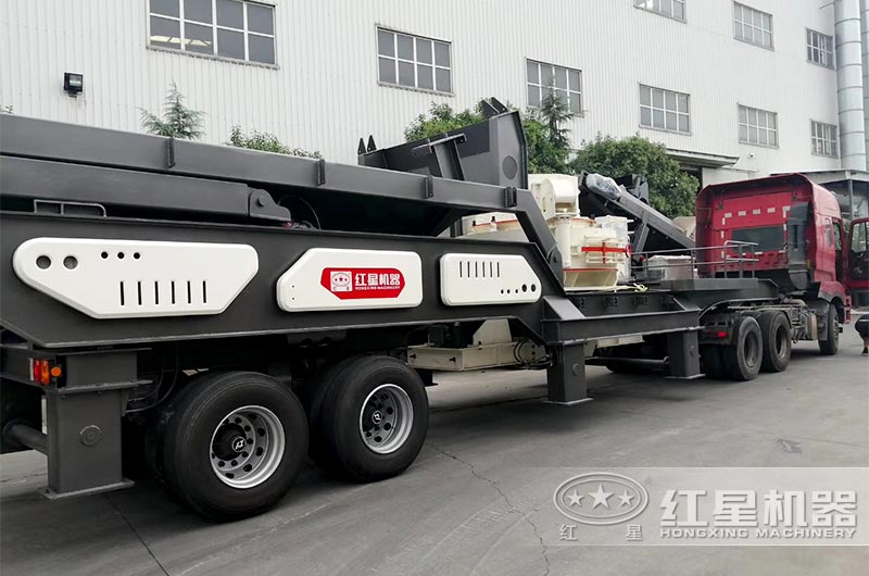 破碎鵝卵石的移動制沙機設備