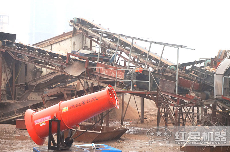 移動式制砂洗砂機生產現場 移動式制砂洗砂機生產現場