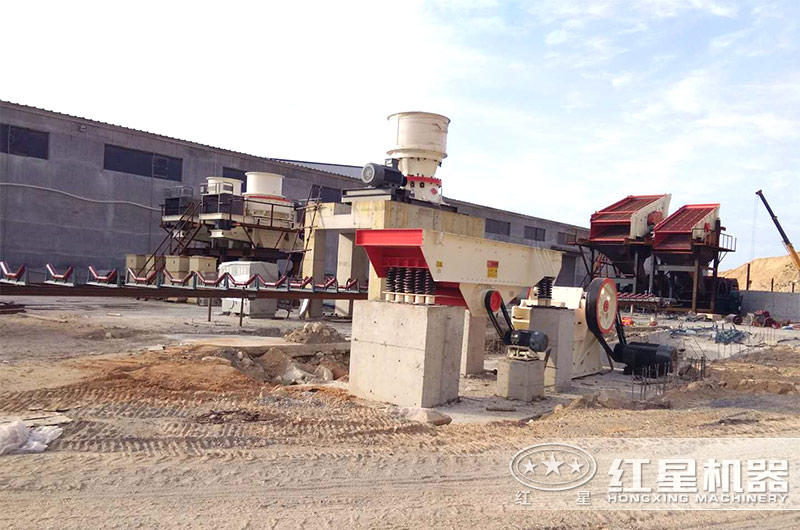 圓錐制砂機(jī)加HVI沖擊式制砂機(jī)的生產(chǎn)線配置 圓錐制砂機(jī)加HVI沖擊式制砂機(jī)的生產(chǎn)線配置