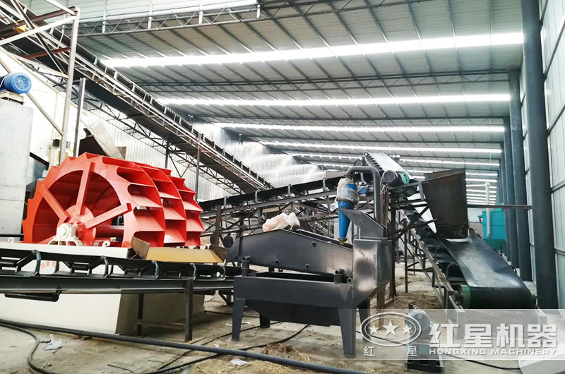 洗砂機在制砂生產現場的應用 洗砂機在制砂生產現場的應用