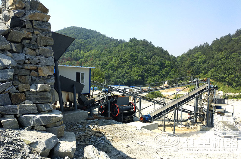 固定式建筑垃圾破碎現場 固定式建筑垃圾破碎現場