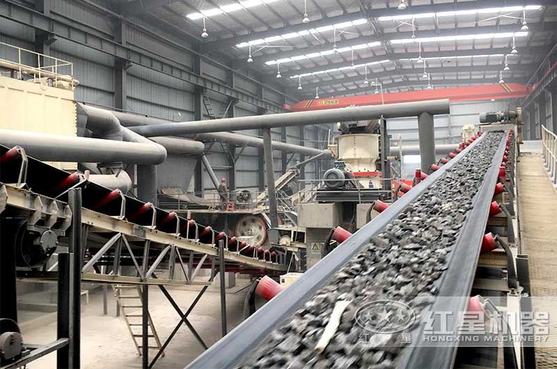 高料石子生產線作業現場 高料石子生產線作業現場