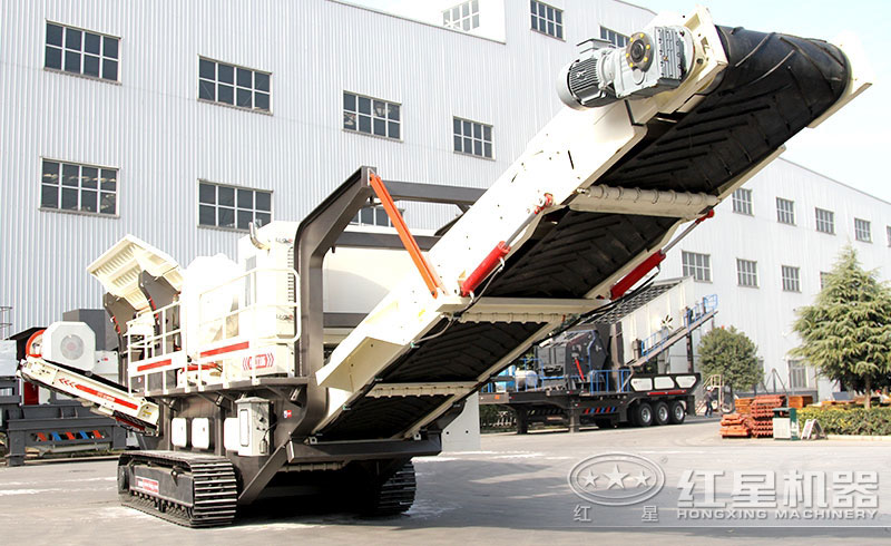 全自動移動顎式破碎站 全自動移動顎式破碎站